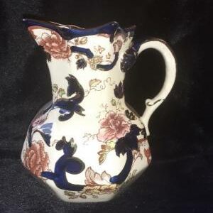 Masons Ironstone Blue Mandalay Pattern Hydra Jug Hand Painted