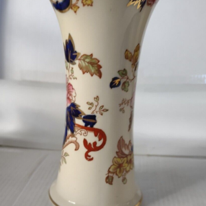 Masons Ironstone Blue Mandalay Pattern 6" Trumpet Vase Hand Painted