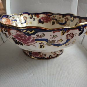 Masons Ironstone Blue Mandalay Hand Large 10" Bruges Bowl B95