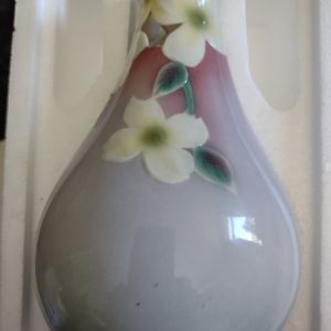 Franz Porcelain Dogwood Vase Stunning XP1812