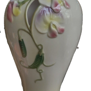Franz Porcelain Vase Sweet Pea 8" FZ00720