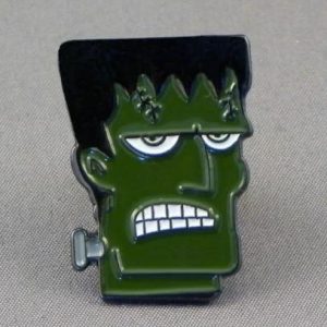 FRANKENSTEIN HEAD PIN BADGE