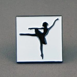 BALLET DANCER PIN BADGE