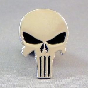 PUNISHER SKULL PIN BADGES