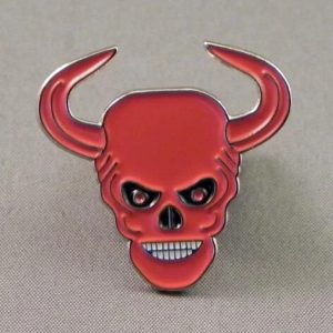 DEVIL HEAD PIN BADGES