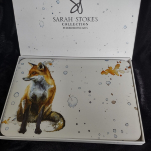 Sarah Stokes Set Of 4 Table Mats Fox Design A27614