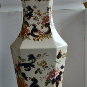 Mason's Ironstone Blue Mandalay 12"  Minerver Lamp Amazing Quality