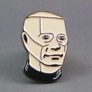 KRYTEN HEAD PIN BADGE
