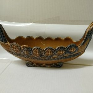 Wade Porcelain Vintage Viking Long Boat Ship Vase Trinket