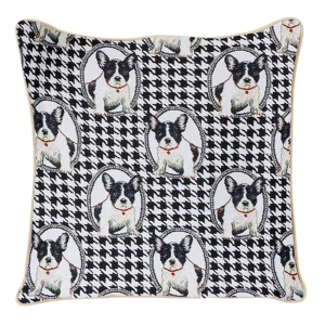 FRENCH BULLDOG LAST ONE Cushion Inc Pad SPECIAL OFFER £12 Signare Tapestry