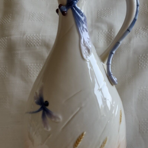 Franz Porcelain Stunning Tall Dragonfly Jug XP1905