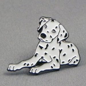 DALMATIAN DOG PIN BADGE