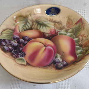 Aynsley Orchard Gold Pin Dish 3"