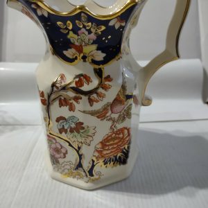 Masons Ironstone Saraband Pattern Fenton Jar approx 6" High Hand Painted