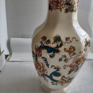 Masons Ironstone Java Pattern 8" Indian Vase Hand Painted