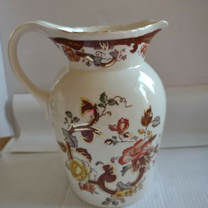 Masons Ironstone Brown Velvet Jug Hand Painted