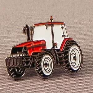 RED TRACTOR PIN BADGES