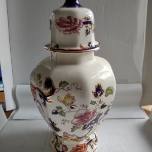 Masons Ironstone Blue Mandalay 10" Tokyo Vase Hand Painted