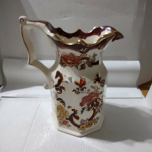 Masons Ironstone Brown Velvet 6.5" Fenton Jug Hand Painted