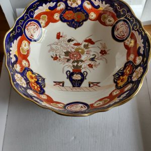 Masons Ironstone 10" Signed Imperial Bruges Bowl Hand Painted B71