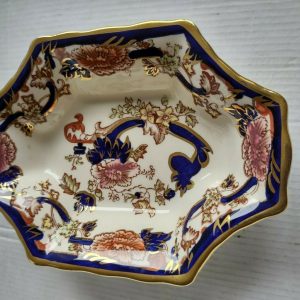 Masons Ironstone Blue Mandalay 6.5" Nut Dish Hand Painted B79