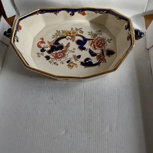 Masons Ironstone Blue Mandalay 10" Dragon Dish Hand Painted B69