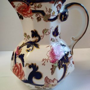 Masons Ironstone Blue Mandalay Pattern Hydra Jug Hand Painted