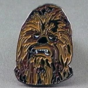 CHEWBACCA HEAD PIN BADGE