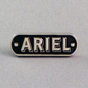 ARIEL BLACK PIN BADGE
