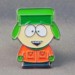 SOUTH PARK STYLE KYLE PIN BADGE