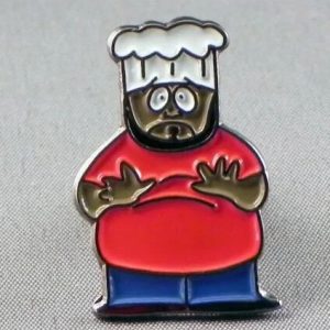 SOUTH PARK STYLE CHEF PIN BADGE