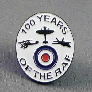 100 YEARS OF THE RAF" PIN BADGE
