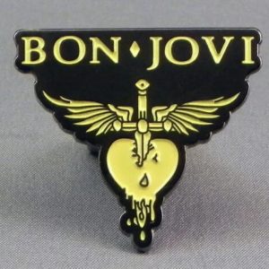 BON JOVI PIN BADGE