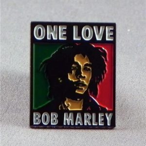 BOB MARLEY PIN BADGE