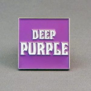 DEEP PURPLE PIN BADGE