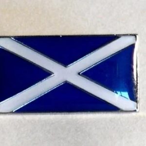 SCOTTISH FLAG - FLAG OF SAINT ANDREW PIN BADGE