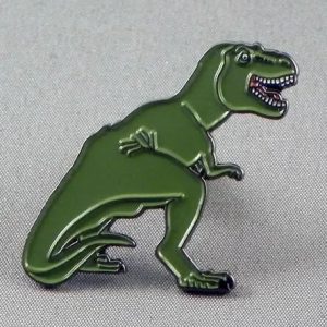 TREX DINOSAUR PIN BADGE