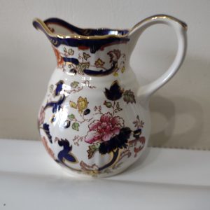 masons ironstone blue mandalay jug 5.5" Approx