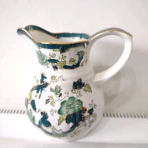 masons green chartreuse Round Belly Jug Approx 6.5"