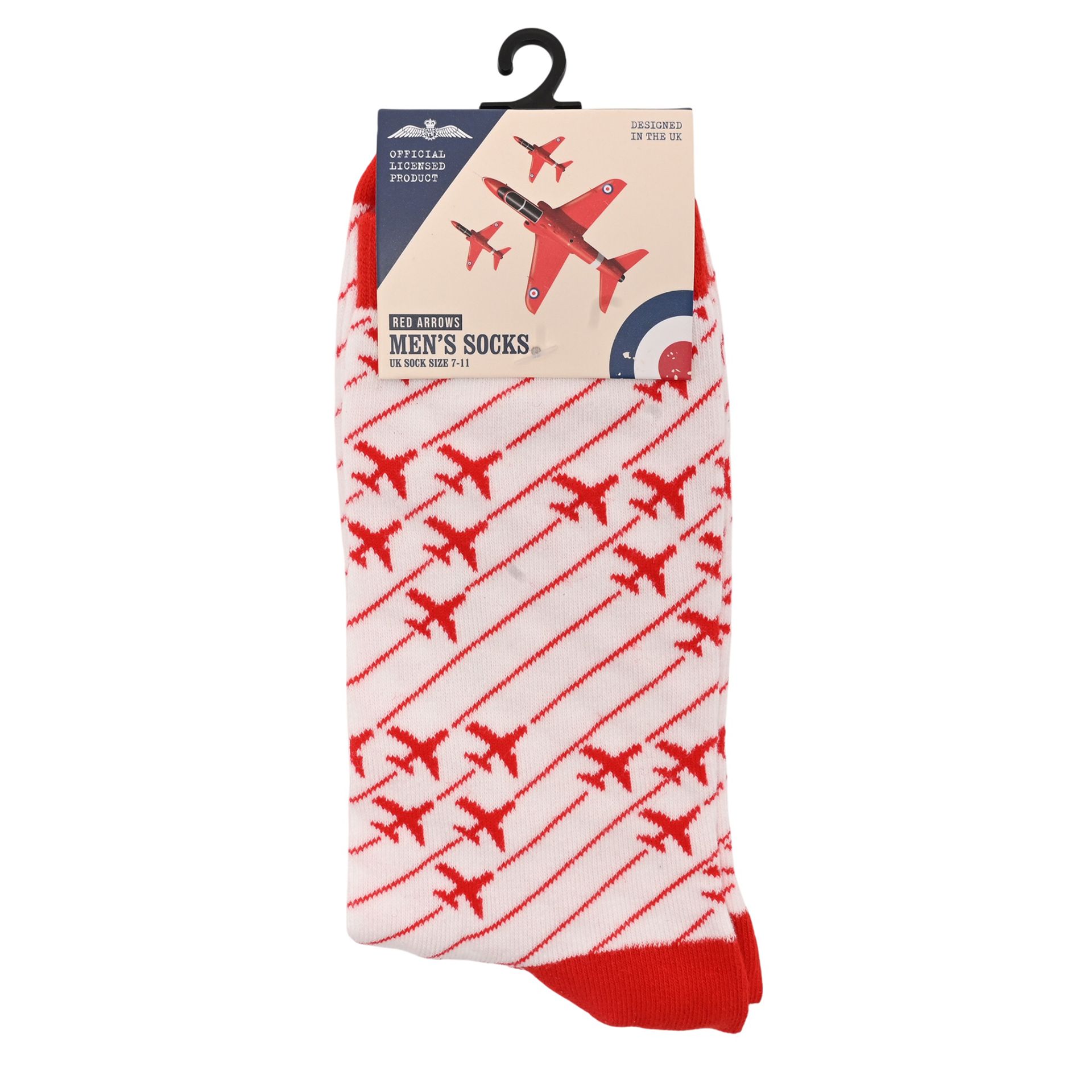 raf446_t06 red arrows socks